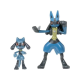 Set de dos figuras Pokémon Select Evolution Riolu y Lucario