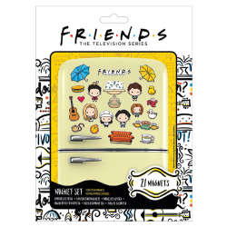 Set de 18 imanes Friends Chibi 7x4cm