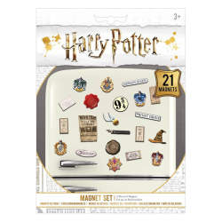 Set de 18 imanes Harry Potter 7x4cm