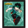 Póster 3D con marco My hero Academia - Izuku 23,5 x 28,5cm