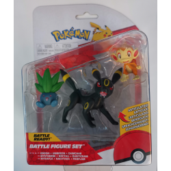 Figura Pokémon Battle Chimchar - Oddish - Umbreon 5-8cm