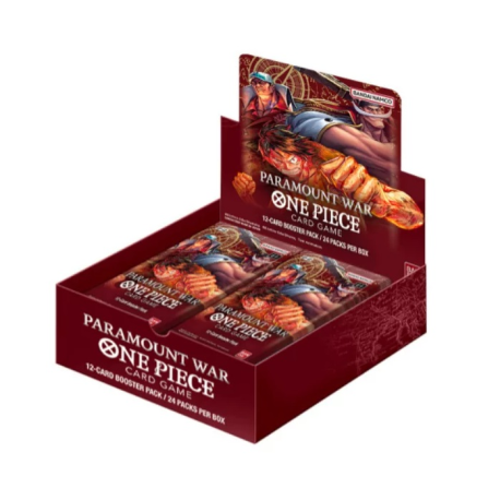 Caja de 24 sobres de cartas One Piece TCG OP02 - Paramount War (inglés)