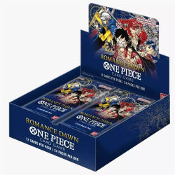 RESERVA Caja de 24 sobres de cartas One Piece TCG - Romance Dawn (inglés)