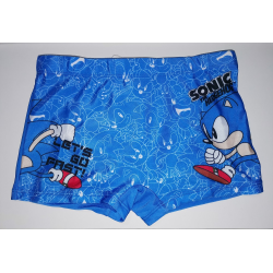 Bañador boxer niño Sonic The Hedgehog azul 2 años 92cm - 3 años 98cm