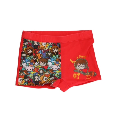 Bañador boxer niño Sonic Harry Potter rojo 4 años 104cm - 5 años 110cm