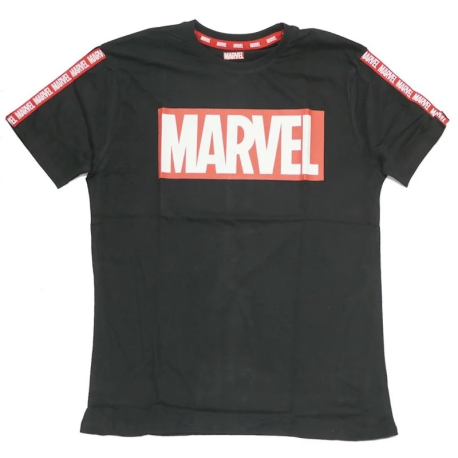 Camiseta adulto Marvel - Logo negra Talla M