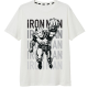 Camiseta adulto Marvel - Iron Man blanca Talla XXL