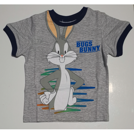 Camiseta infantil Looney Tunes - Bugs Bunny gris 3 años 98cm