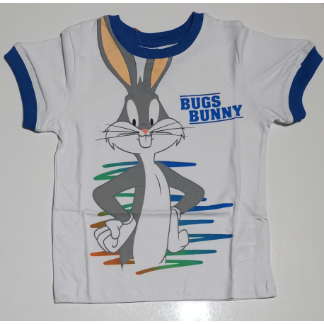 Camiseta infantil Looney Tunes - Bugs Bunny blanca 3 años 98cm