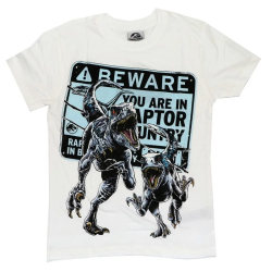 Camiseta infantil Jurassic World blanca 11 años 146cm