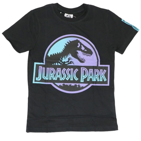 Camiseta infantil Jurassic World negra 9 años 134cm