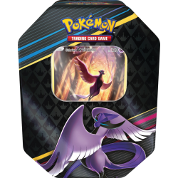 Caja de lata de cartas Pokemon Sword & Shield 12.5 Crown Zenith Special Art Tin Articuno (inglés)