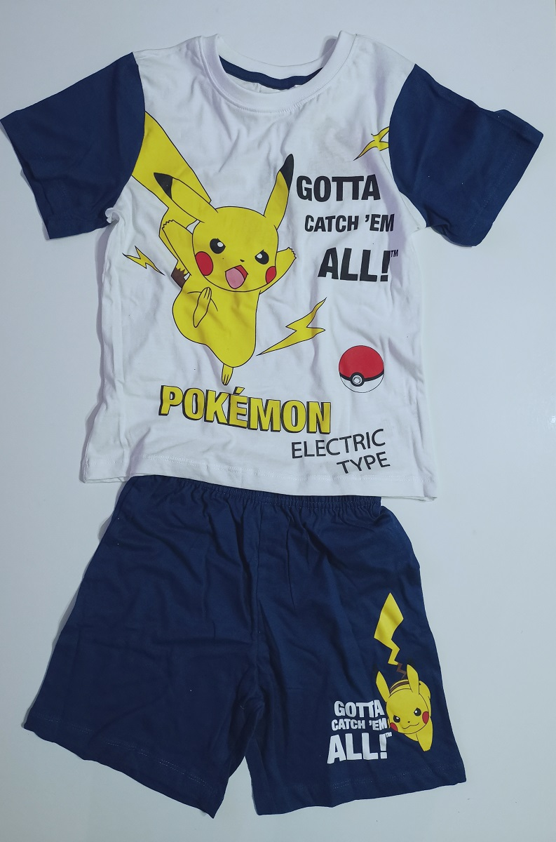 Pijama niño verano Pokémon 14 años 164cm