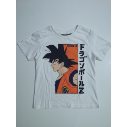 Camiseta niño Dragon Ball - Goku blanca 8 años 128cm