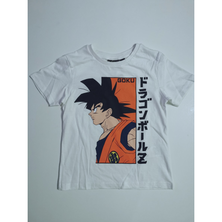 Camiseta niño Dragon Ball - Goku blanca 4 años 104cm