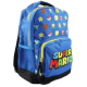Mochila Super Mario 35x24x12cm azul