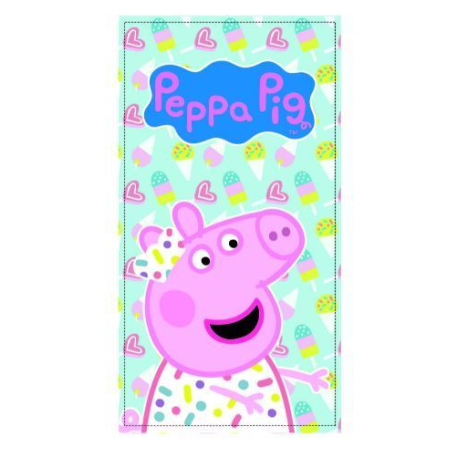 Toalla microfibra Peppa Pig - Helados 70x140cm