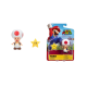 Figura articulada Nintendo Super Mario - Toad con Superestrella 10cm