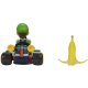 Figura Nintendo Super Mario - Luigi Kart Megagiros 6.5cm