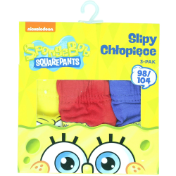 Pack 3 slips niño Bob Esponja 7 años 122cm - 8 años 128cm