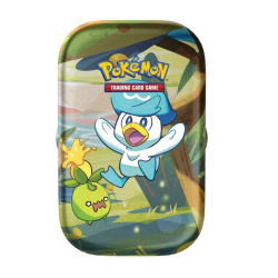 Caja mini lata de cartas Pokemon Paldea Friends - Quaxly & Smoliv (inglés)