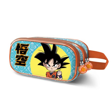 Estuche portatodo 3D Dragon Ball Brave doble cremallera 9.5x22,5x8cm