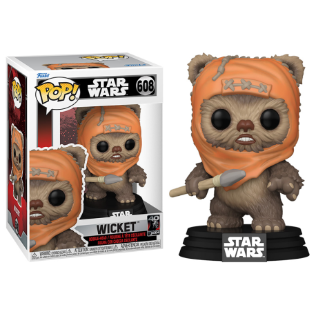 Figura Funko POP! Star Wars Return of the Jedi 40th Anniversary Wicket 608