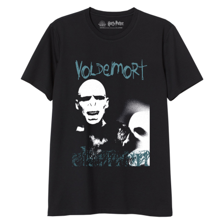 Camiseta adulto Hary Potter - Voldemort negra Talla XL