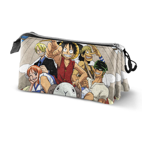 Estuche portatodo triple One Piece - Pirates