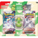 Pack de 2 sobres de cartas Pokémon Back to School + figura de goma de borrar Smoliv (inglés)