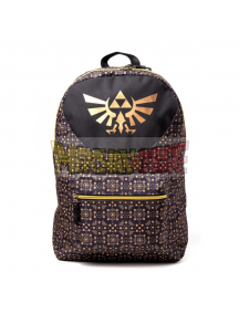 Mochila Zelda logo dorado 42cm