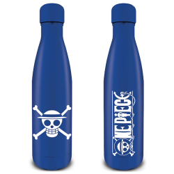 Botella de aluminio premium One Piece Straw Hat Pirates Emblem