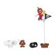 Diorama Super Mario Nube con figuras Mario Hélice - Goomba Alado y Bill Bala 6cm
