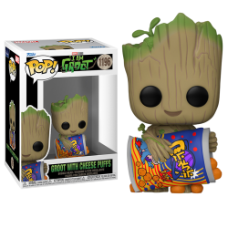 Figura Funko POP! Marvel - I'm Groot - Groot with Cheese Puffs 1196