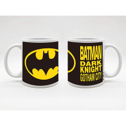 Taza cerámica Batman - Classic Logo (Dark Night Gotham City) 320ml