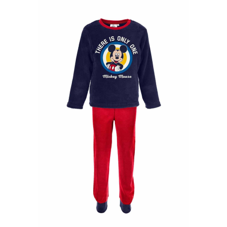 Pijama coralino niño Mickey Mouse - There is only one azul rojo 3 años 98cm