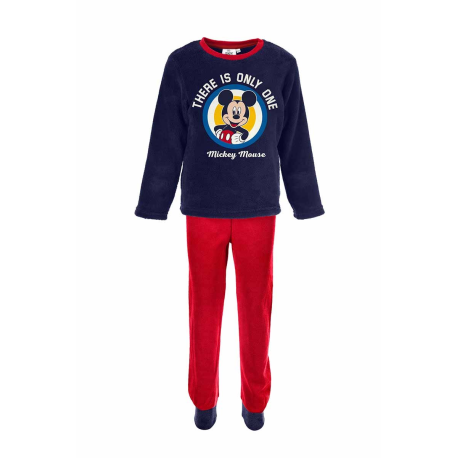 Pijama coralino niño Mickey Mouse - There is only one azul rojo 8 años 128cm