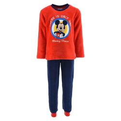 Pijama coralino niño Mickey Mouse - There is only one rojo azul 3 años 98cm