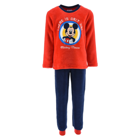 Pijama coralino niño Mickey Mouse - There is only one rojo azul 4 años 104cm