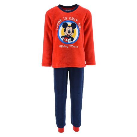 Pijama coralino niño Mickey Mouse - There is only one rojo azul 8 años 128cm