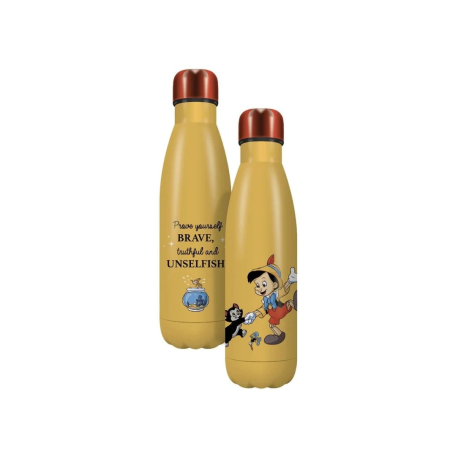 Botella de acero premium Disney - Pinocho 500ML