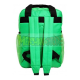 Mochila MineCraft - Creeper 38cm verde