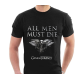 Camiseta manga corta Juego de tronos - All men must die Talla XL