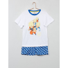 Pijama manga corta niño Dragon Ball Z blanco 8 años