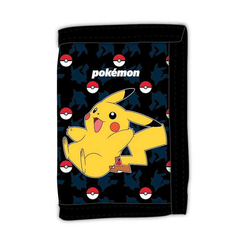 Comprar Cartera corta de Anime Pokémon Pikachu para hombres y mujeres,  estudiantes de escuela primaria y secundaria, monedero bonito de Pu de  Pokeball para niños