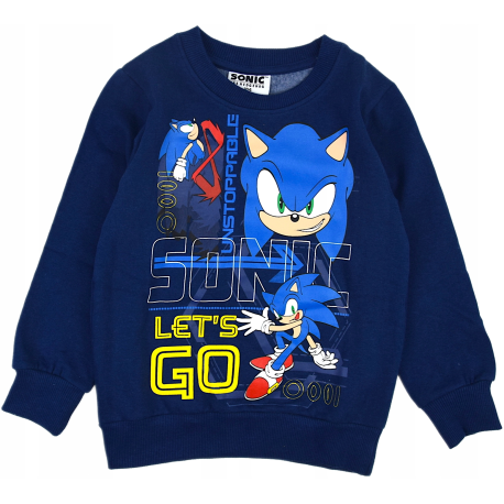 Sudadera infantil Sonic - Let's Go 8 años 128cm - 9 años 134cm