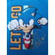 Camiseta niño manga larga Sonic - Let Go azul 6 años 116cm