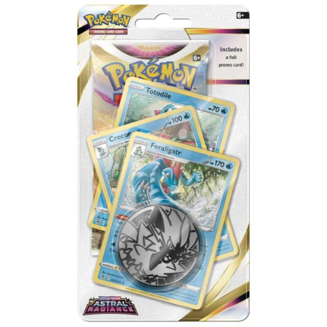 Blister de sobre de cartas Pkémon Astral Radiance - Totodile (inglés)