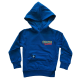 Sudadera infantil con capucha Sonic - Game Over azul 6 años 116cm