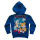 Sudadera infantil con capucha Sonic - Game Over azul 10 años 140cm